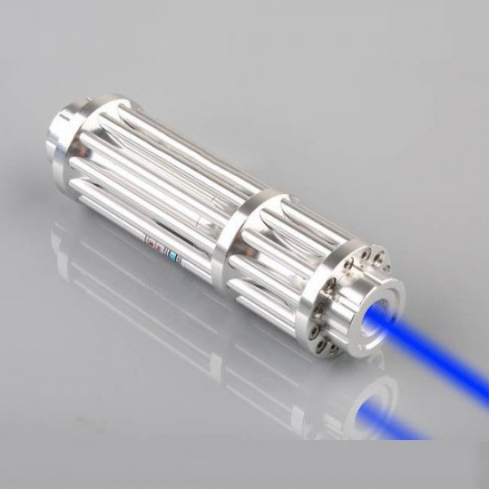 U'King 445nm Blue Light Power Beam Burning Laser Pointer Pen Suit