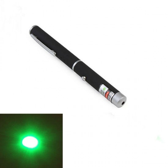 XANES GD14 Pen Shape 532nm 1-Pattern Green Light Laser Pointer + AAA Rechargeable Battery