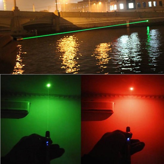 USB Rechargeable Portable Laser Pointer Penlight For Presentation Teaching Indicator