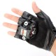 XANES LG02 Gloves Double Purple Swirl Laser Pointer Gloves 405nm Built-in Battery