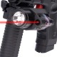 2 in1 XANES LF12 650nm Red Laser Pointer Hang Type Rail Mount Locator with Portable Foregrip Work Light