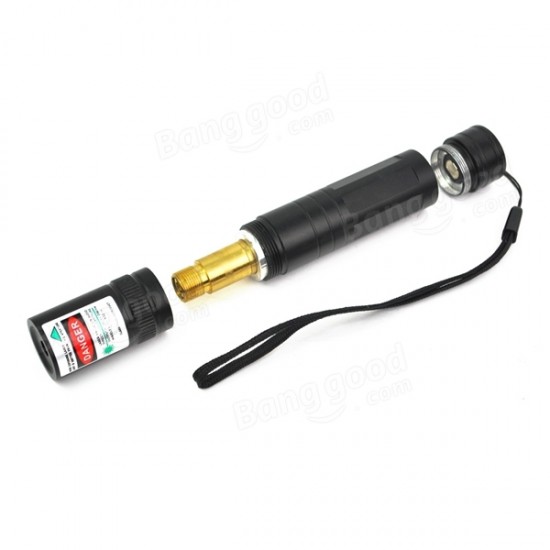 LT-850 650nm Red Light Laser Pointer Flashlight 1*16340