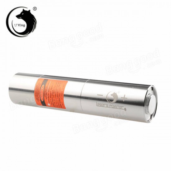 U King ZQ-J12 638nm Red Light Powerful Buring Laser Pointer Laser Flashlight With US Charger