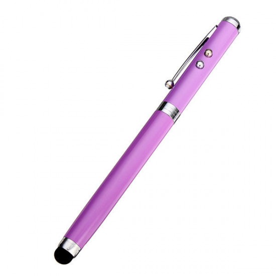 XANES RD03 4-In-1 Function 650nm Ballpen Capacitive Touch Red Laser Pointer