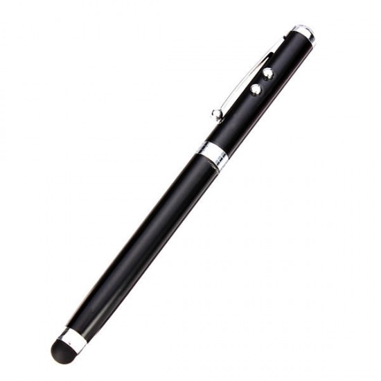 XANES RD03 4-In-1 Function 650nm Ballpen Capacitive Touch Red Laser Pointer