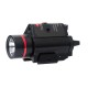 SBEDAR 9908R LED Laser Sight Outdoor Hunting 3 Modes Tactical Red Laser/ Sight Combo Infrared Flashlight