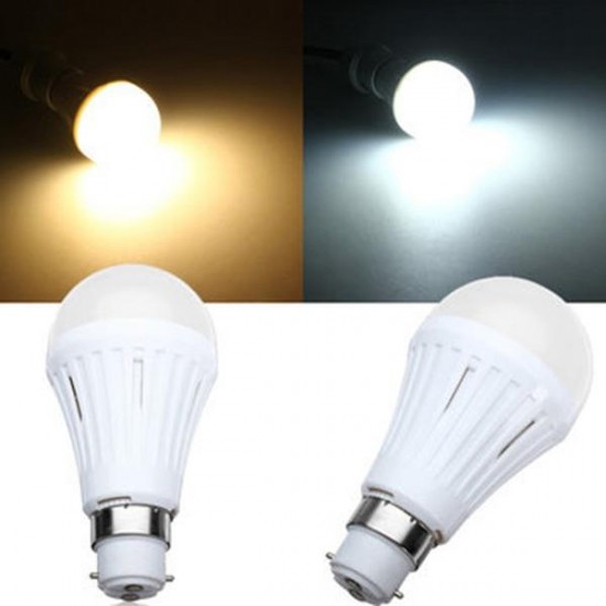 B22 7W SMD3024 Dimmable Warm White/White LED Light Globe Bulb 200-260V