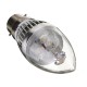 Dimmable B22 9W 3 LED White/Warm White LED Candle Light Bulb 220V