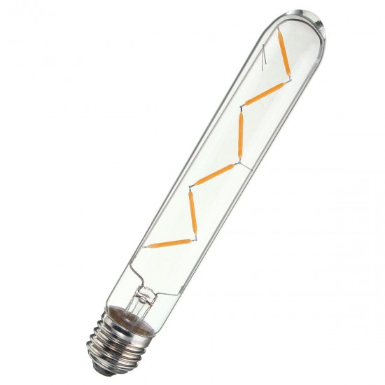 Dimmable E26 E27 6W Retro LED COB Filament Bulb Tubular Style Light Lamp Bulb AC110V / 220V