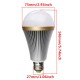 Dimmable E27 12W Warm/Pure White 12 LED Globe Light Bulb Lamp 110-240V