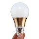 Dimmable E27 B22 5W 10 SMD 5730 LED Pure White Warm White Globe Lighting Bulb AC220V