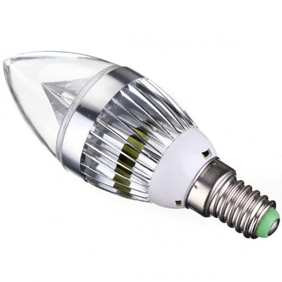 E27 E14 B22 E12 4.5W Dimmable LED Chandelier Candle Light Bulb 220V