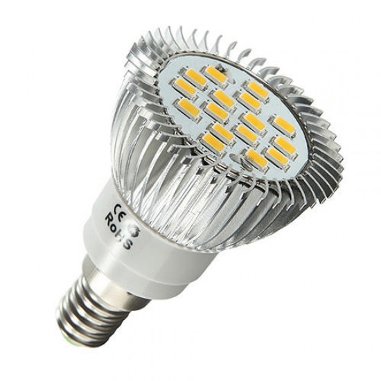 4X E14 6.5W LED Light Warm White 5630 SMD 16 LED Spot Lightt Bulbs 220V