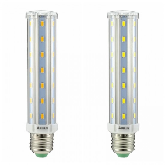 ARILUX® HL-CB 03 E27 E14 B22 15W 5730 Super Bright No Strobe LED Corn T10 Tubular Bulb Replacement AC85-265V