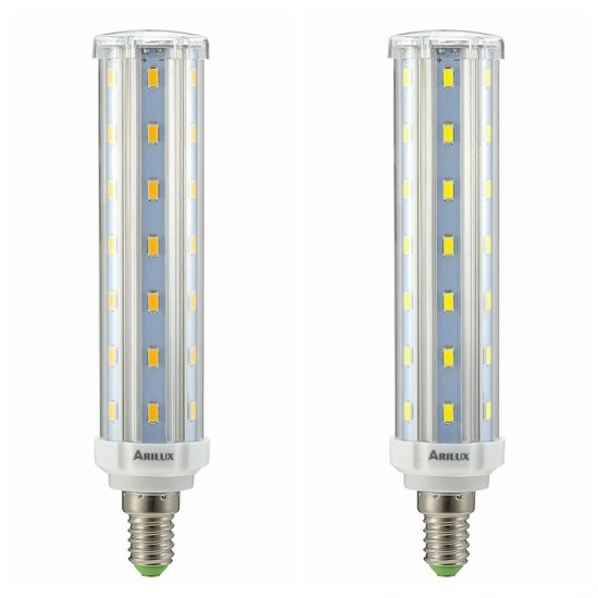 ARILUX® HL-CB 03 E27 E14 B22 15W 5730 Super Bright No Strobe LED Corn T10 Tubular Bulb Replacement AC85-265V
