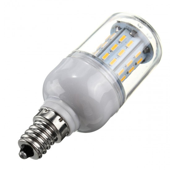 Dimmable 4W E27 E14 E12 G9 GU10 B22 4014 SMD LED Corn Light Bulb Lamp AC220V