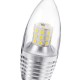 E14 5W 7W 9W 12W SMD 2835 Sliver LED Candle Light Bulb Chandelier Lighting AC85-265V