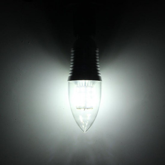 E14 5W 7W 9W 12W SMD 2835 Sliver LED Candle Light Bulb Chandelier Lighting AC85-265V