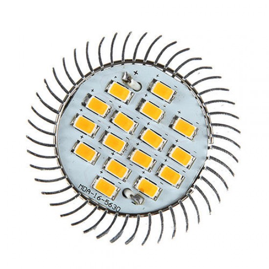 E14 6.5W 500-550LM Warm White 5630 SMD 16 LED Spot Lightt Bulbs 220V