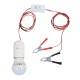 DC12V E27 3W SMD5730 Portable 6 LED Light Bulb with Switch+Clip Line for Camping Car Repairing