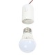 DC12V E27 3W SMD5730 Portable 6 LED Light Bulb with Switch+Clip Line for Camping Car Repairing