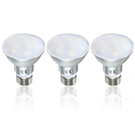 Dimmable E27 PAR20 9W LED Plastic&ALuminum 525Lm IP65 Globe Light Lamp Bulb AC110V