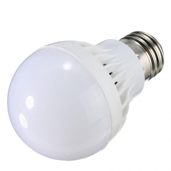 E27 5W Sound Sensor Light Control 5730 SMD LED Lamp Bulb White 220V