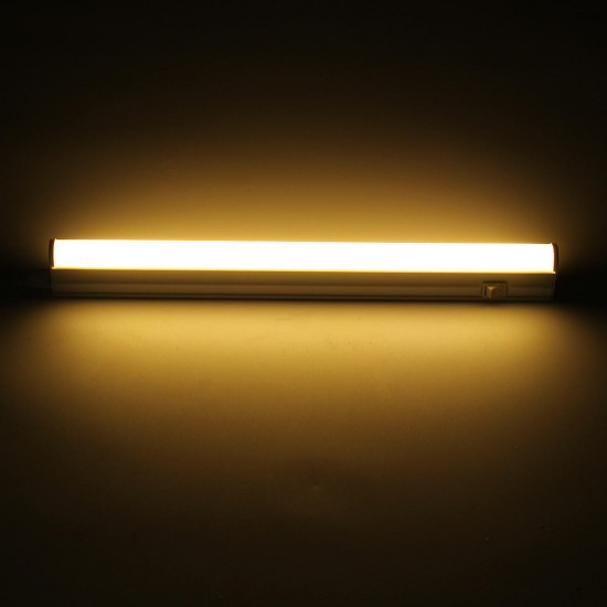 30cm 5W 440LM SMD2835 T5 LED Fluorescent Tube Light with Switch Warm/Pure White AC85-265V