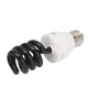 E27 18W Spiral UV Ultraviolet Fluorescent Black CFL Light Bulb Lamp AC220V
