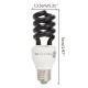 E27 18W Spiral UV Ultraviolet Fluorescent Black CFL Light Bulb Lamp AC220V