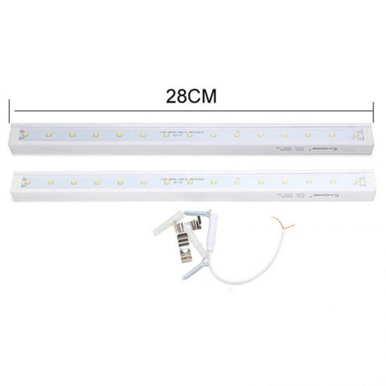T5 28CM 3W SMD2835 White LED Rigid Strip Tube Fluorescent Light AC220V