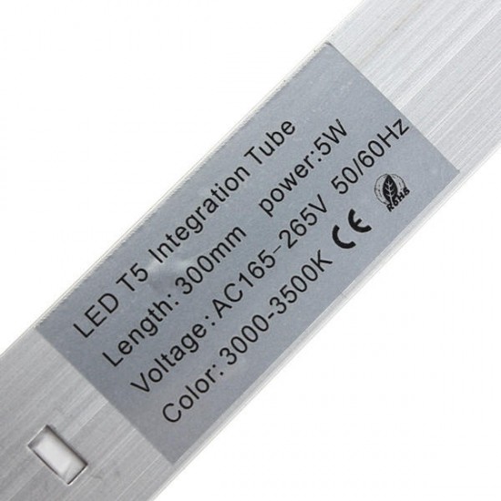 T5 30CM 4.8W 24 LED SMD 2835 Tube Lamp Fluorescent Light AC175-265V