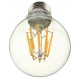 E27 A60 8W Warm White/ White Filament LED COB Dimmable Globe Bulb Lamp AC220V/110V