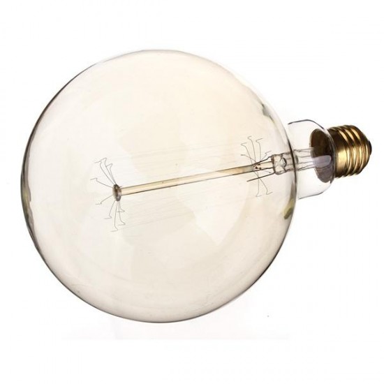 G125 E27 60W 110/220V 125x176mm Incandescent Bulb Retro Edison Bulbs