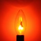 Lot RED E14 3W Retro Chandelier Fire Candle Light Flame Edison Bulb Lamp AC220V