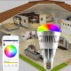 E26 10W RGBW Wireless Bluetooth Smart LED Light Bulb APP Control AC110V