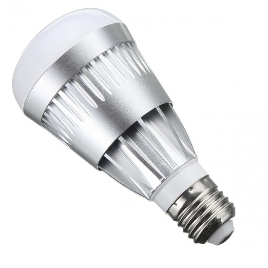 E26 10W RGBW Wireless Bluetooth Smart LED Light Bulb APP Control AC110V
