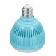 E27 12W RGB LED Bluetooth Speaker Wireless Remote Control Music Play Light Bulb AC100-240V