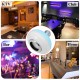 E27 12W RGB LED Light Bulb Lamp Bluetooth Remote Control Music Speaker Play AC85-265V