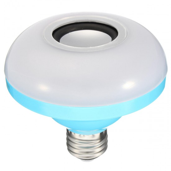 E27 8W RGB Bluetooth Wireless Speaker Music Play LED Smart Light Bulb AC100-240V
