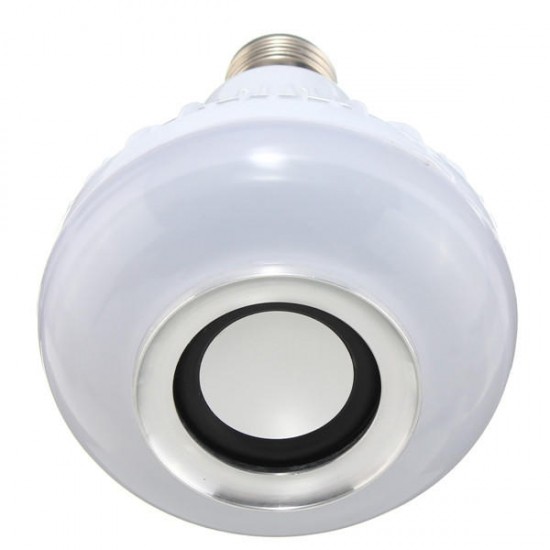 E27 LED RGB Bluetooth Speaker Bulb Wireless 12W Power Music Playing Light Lamp