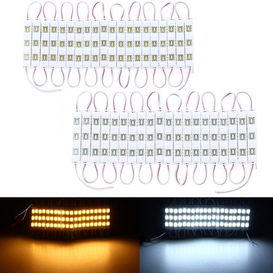 10PCS 20PCS DC12V 7.5W 15W SMD5730 Waterproof Pure White Warm White LED Module Strip Mirror Light 10PCS 20PCS DC12V 7.5W 15W SMD5730 Waterproof Pure White Warm White LED Module Strip Mirror Light