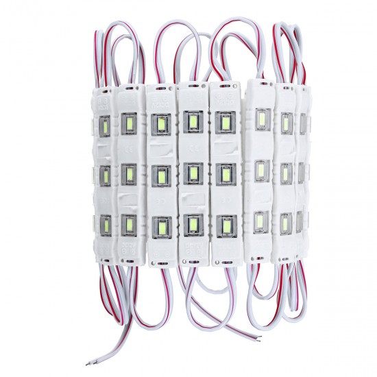 10PCS 20PCS DC12V 7.5W 15W SMD5730 Waterproof Pure White Warm White LED Module Strip Mirror Light