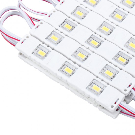 10PCS 20PCS DC12V 7.5W 15W SMD5730 Waterproof Pure White Warm White LED Module Strip Mirror Light 10PCS 20PCS DC12V 7.5W 15W SMD5730 Waterproof Pure White Warm White LED Module Strip Mirror Light