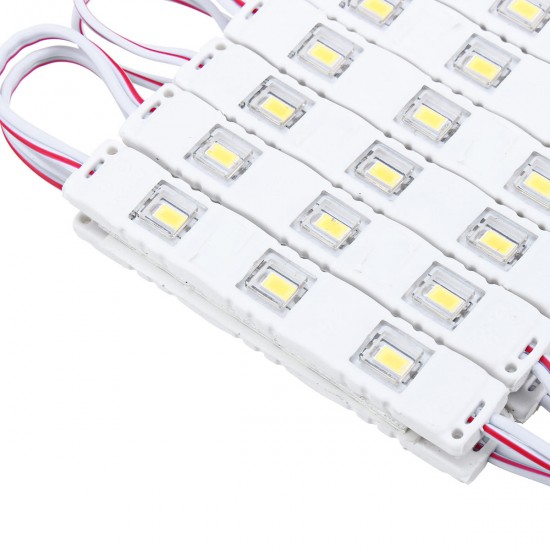 10PCS 20PCS DC12V 7.5W 15W SMD5730 Waterproof Pure White Warm White LED Module Strip Mirror Light