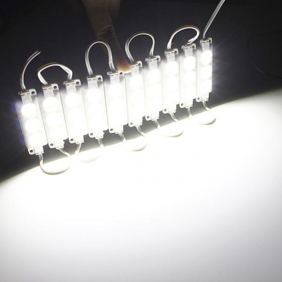 10pcs Molding Waterproof 3LED 5630 SMD Module Light White/Warm White 10pcs Molding Waterproof 3LED 5630 SMD Module Light White/Warm White