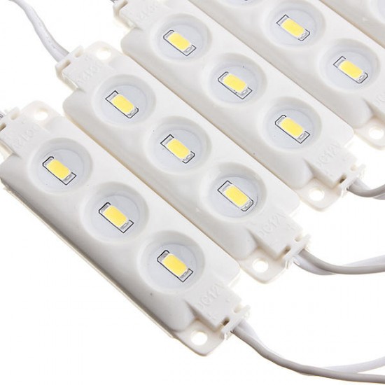 10pcs Molding Waterproof 3LED 5630 SMD Module Light White/Warm White 10pcs Molding Waterproof 3LED 5630 SMD Module Light White/Warm White