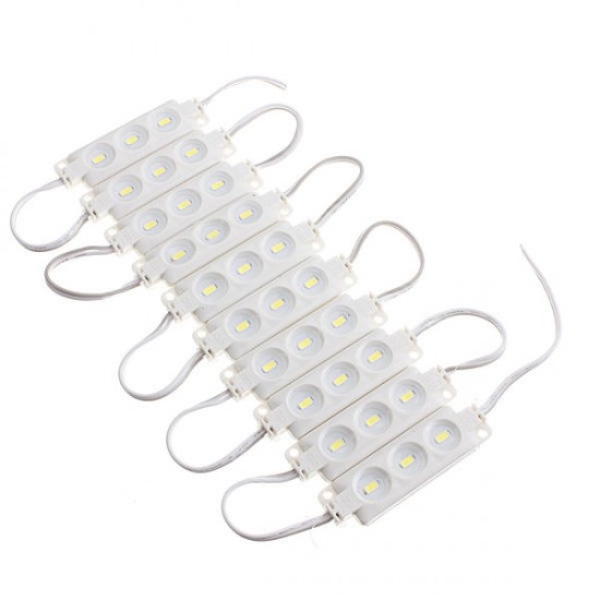 10pcs Molding Waterproof 3LED 5630 SMD Module Light White/Warm White 10pcs Molding Waterproof 3LED 5630 SMD Module Light White/Warm White