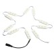 1.5M SMD5050 Waterproof Warm White LED Module Strip Light Kit Mirror Signage Lamp + Adapter DC12V 1.5M SMD5050 Waterproof Warm White LED Module Strip Light Kit Mirror Signage Lamp + Adapter DC12V