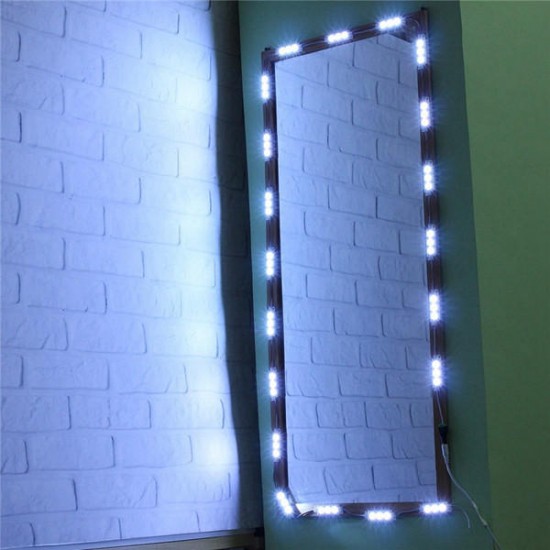 1.5M SMD5630 Waterproof White LED Module Strip Light Kit Mirror Signage Lamp + Adapter DC12V 1.5M SMD5630 Waterproof White LED Module Strip Light Kit Mirror Signage Lamp + Adapter DC12V